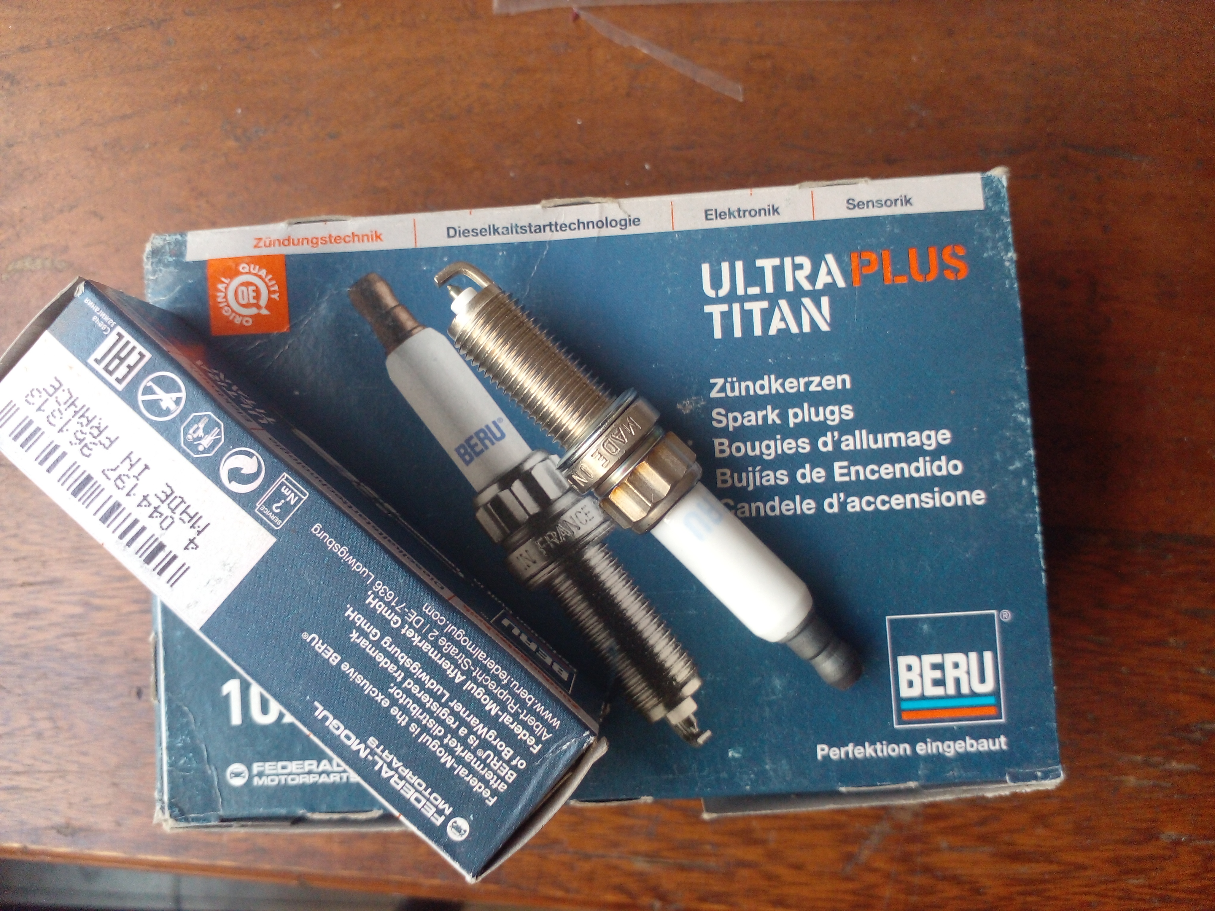 شمع خودرو BERU آچار ستاره ای ۱۲ پر تیتانیوم