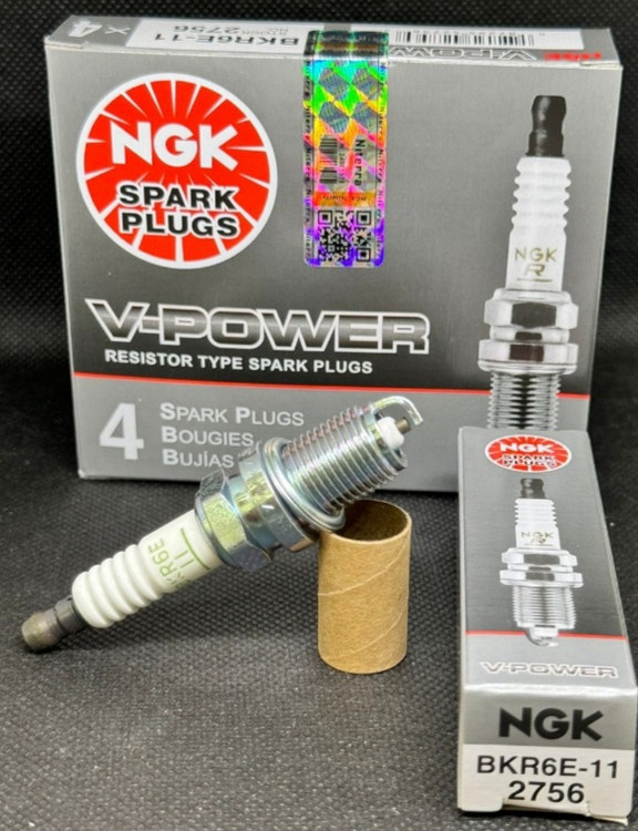 شمع NGK V-POWER پایه کوتاه اصلی ژاپنی
