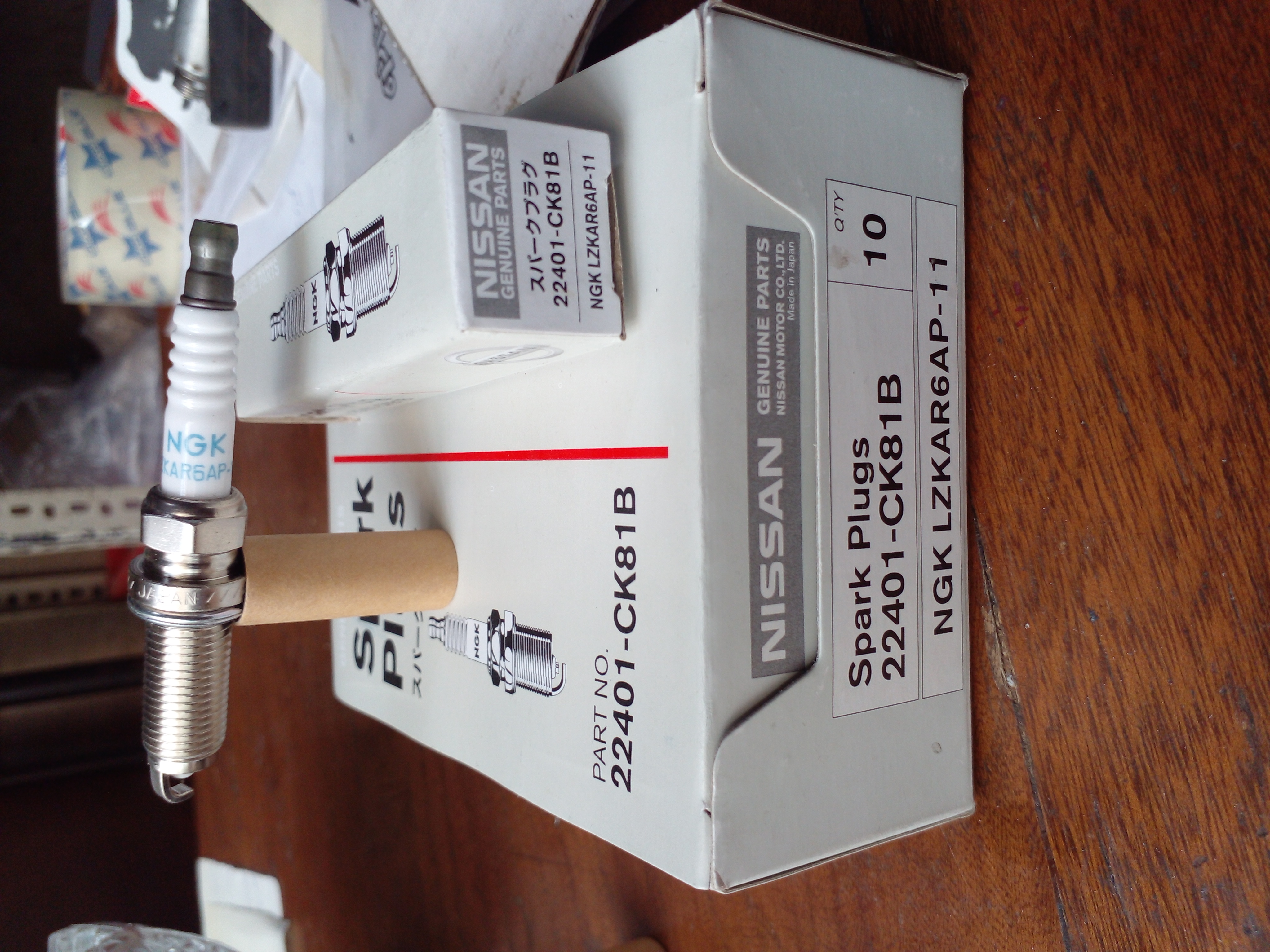 شمع اتومبیل شرکت NIissan موتور سوزنی آچار ۱۴