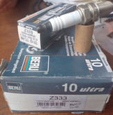 شمع اتومبیل BERU پایه کوتاه رزوه ۱۲ سوزنی پلاتینیوم