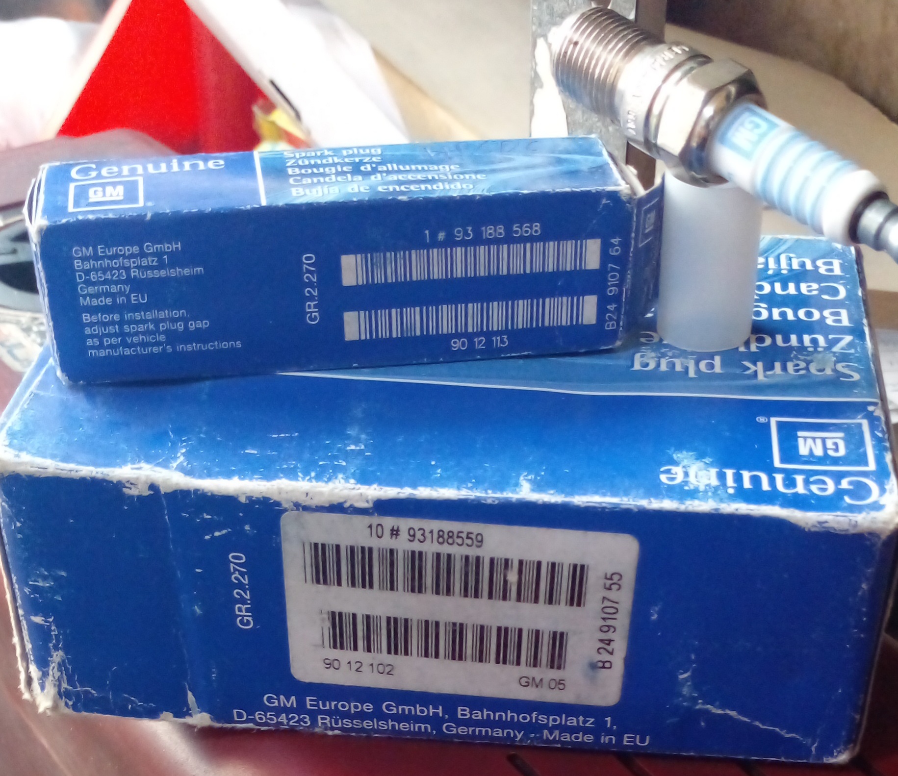 شمع ĢM آلمانی کونیک و واشر دار کد B24910764