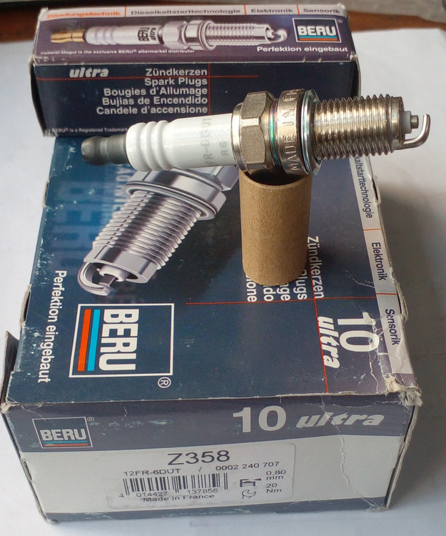 شمع BERU رزوه ۱۲ آچار ۱۶