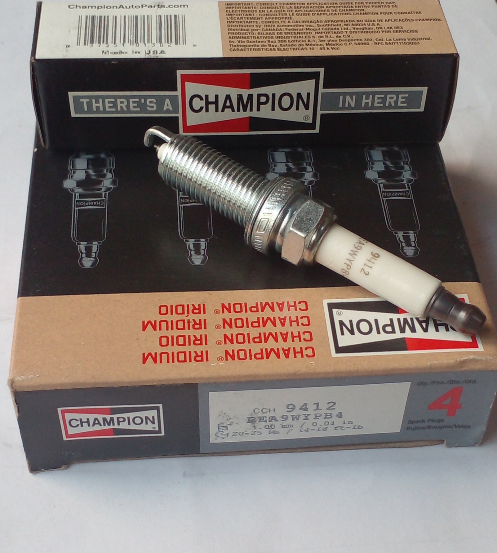 شمع یور۴ اصلی آمریکایی CHAMPION ایریدیوم سوزنی