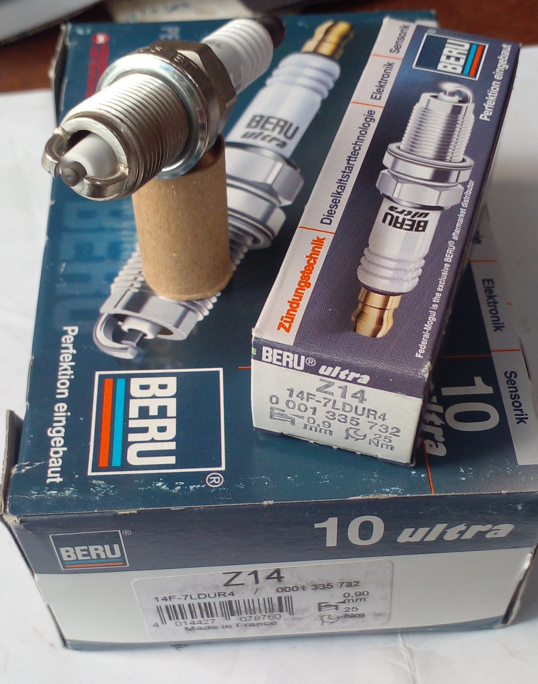 شمع BERU معمولی ۲ پلاتین آچار ۱۶