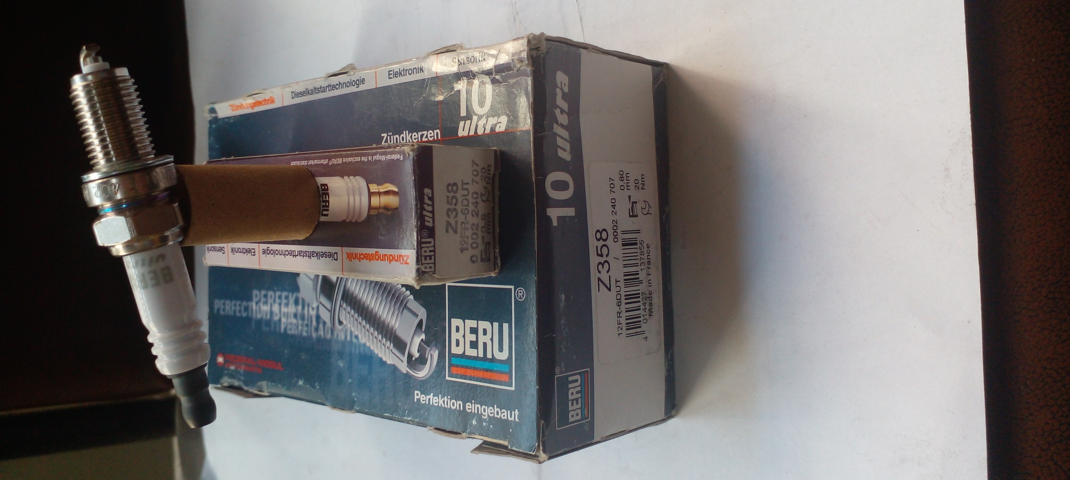 شمع BERU معمولی اصلی رزوه ۱۲