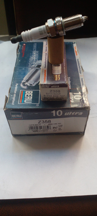 شمع BERU معمولی اصلی رزوه ۱۲