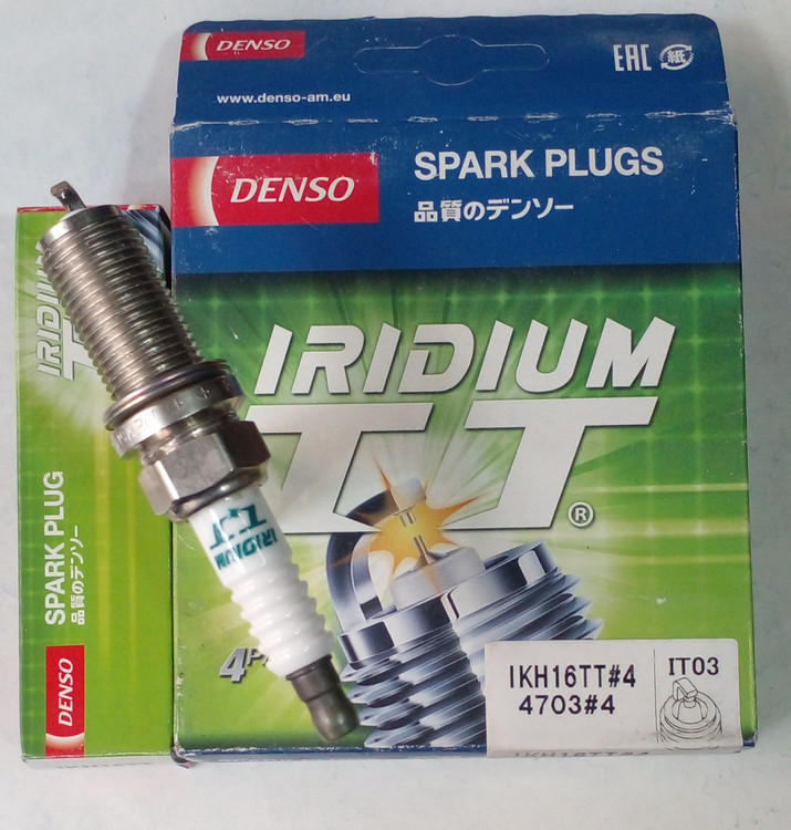 شمع دنسو اصلی ژاپنی ایریدیوم پایه بلند سوزنی TT