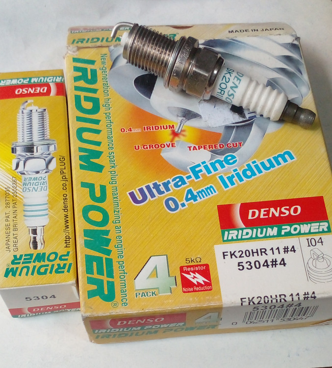 شمع DENSO اصلی ژاپنی آچار ۱۶ سوزنی ایریدیوم پایه کوتاه