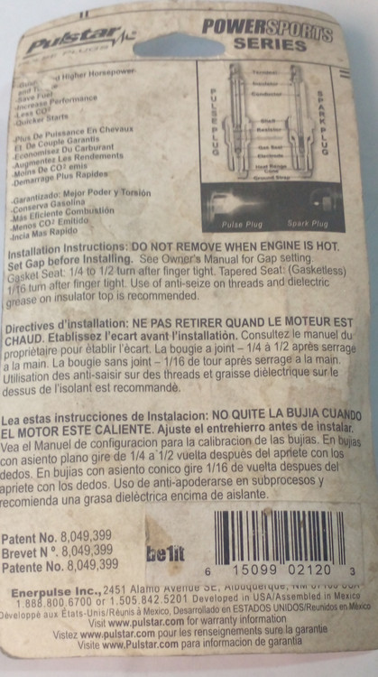 شمع خودرو پولستار اصل آمریکا آچار۱۶ سوزنی پایه کوتاه