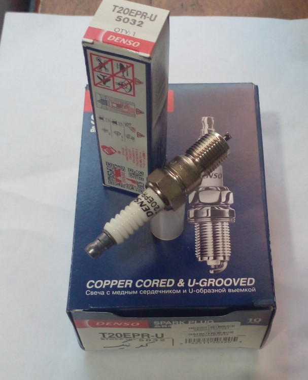 شمع اتومبیل DENSO آچار ۱۶ پایه کوتاه کونیک اصل ژاپن